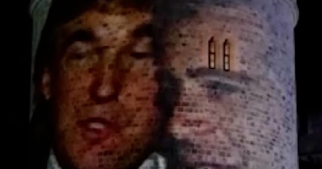 Images of Trump and Epstein projected on Windsor Castle